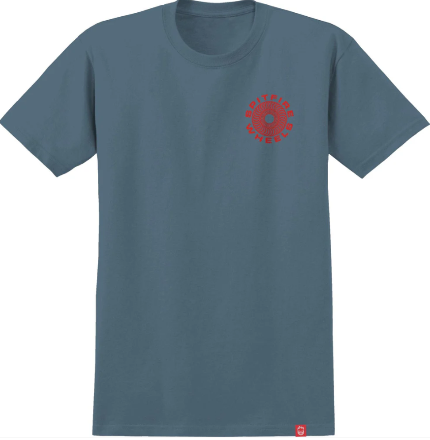 Spitfire Classic 87 Swirl Short Sleeve T-Shirt Slate