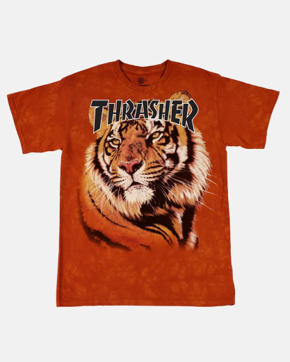 Thrasher Mountain Tiger Hand Dyed Short Sleeve T-Shirt