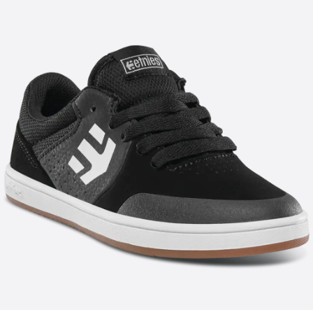 Etnies Marana Kids Skate Shoes Black Gum White