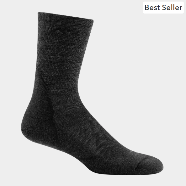 Darn Tough Men's Light Hiker Micro Crew Lightweight Hiking Socks
