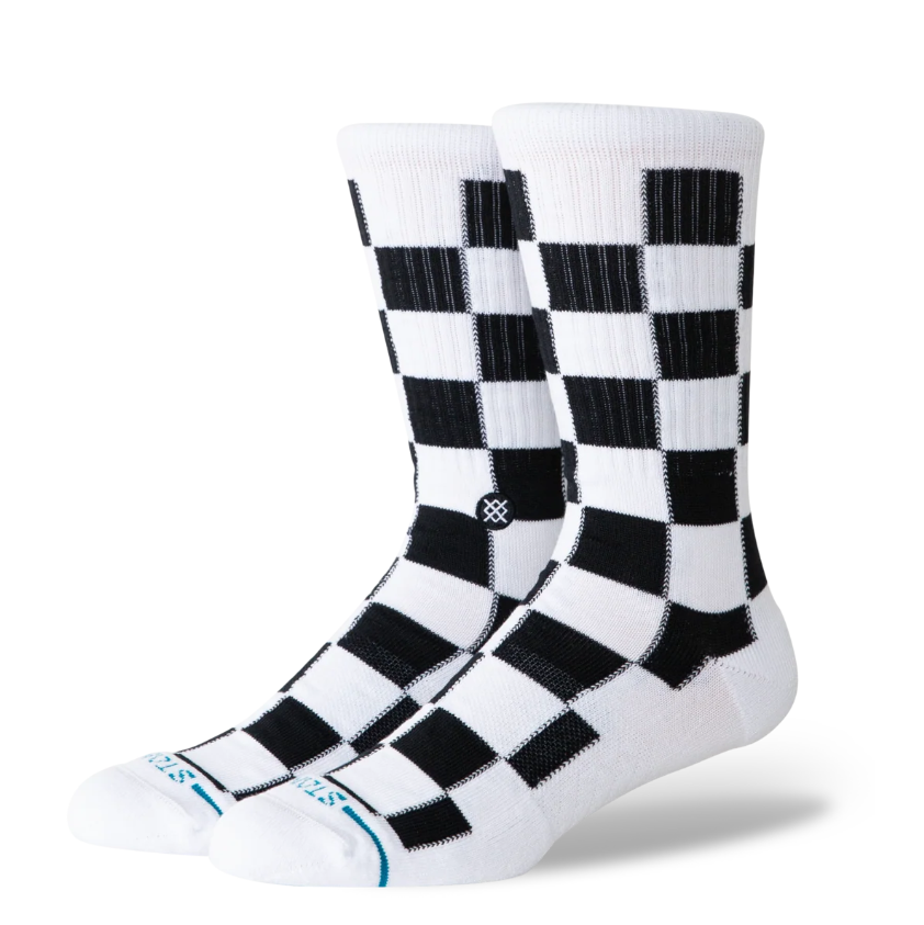Stance Dance Floor Crew Socks White