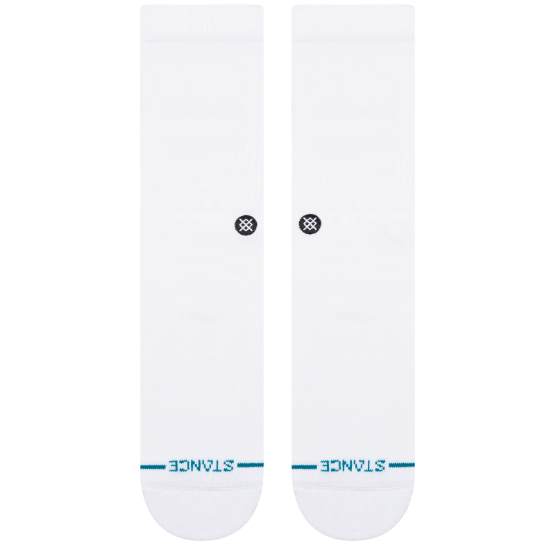 Stance Icon Crew Socks White