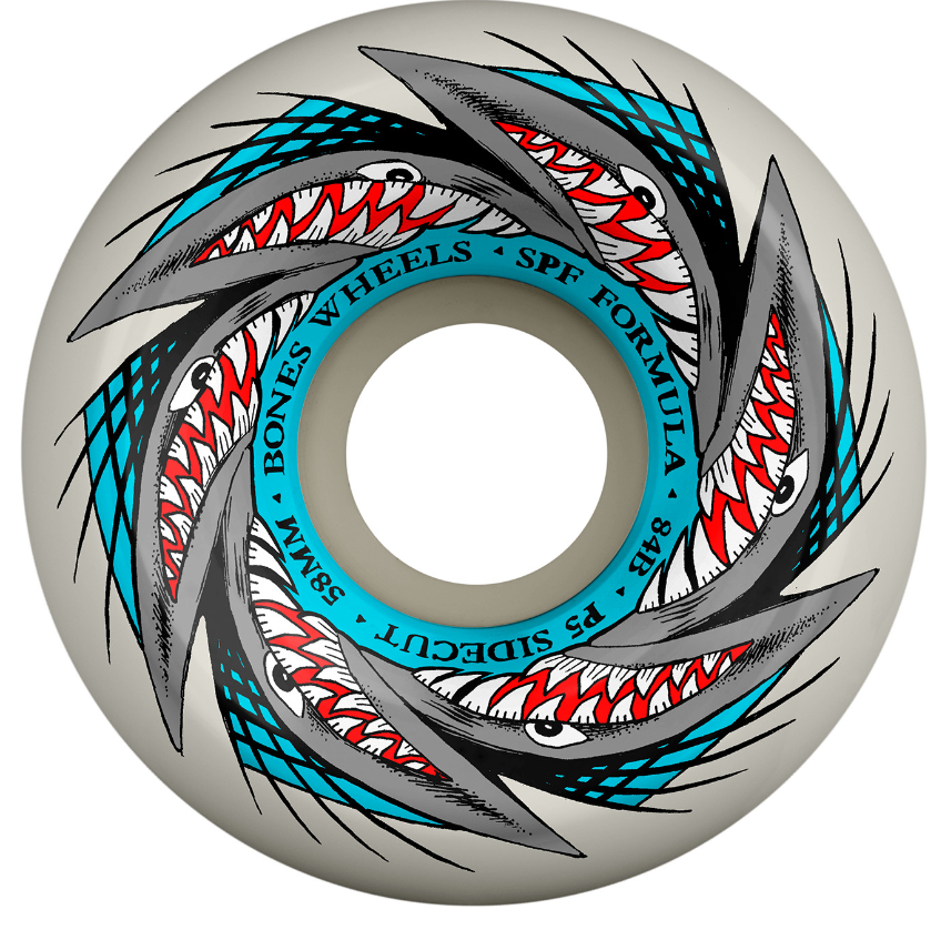 Bones 84b Skatepark Formula P5 Sidecut Skateboard Wheels