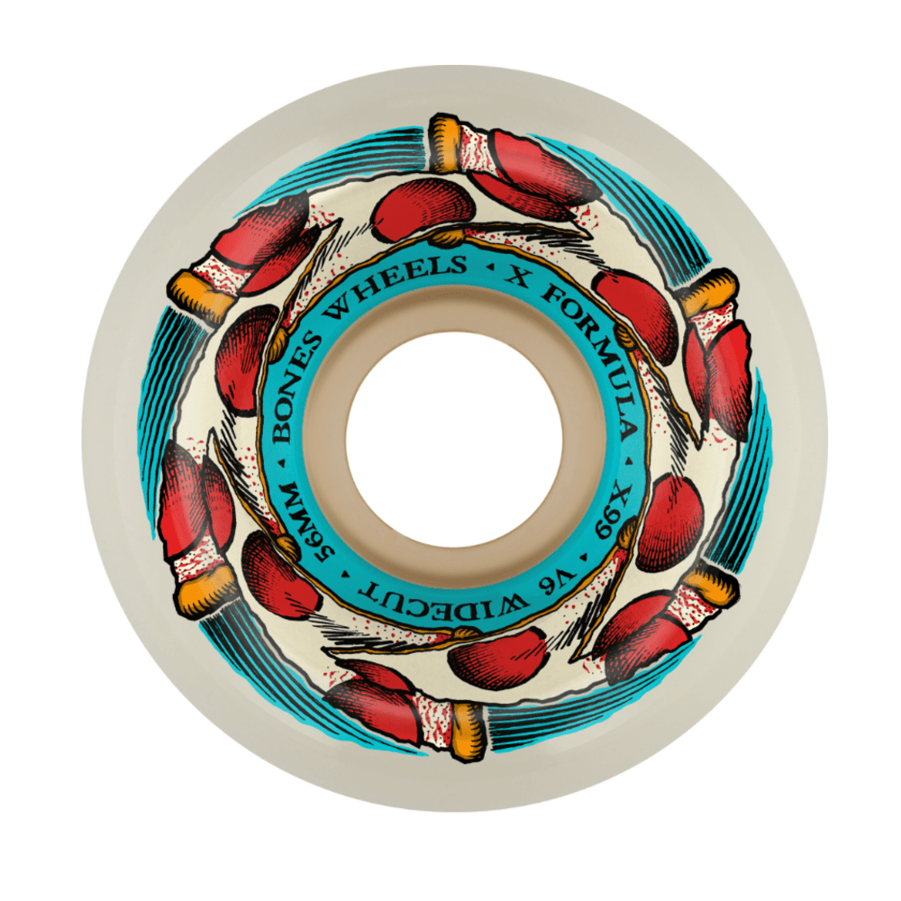 Bones 99a X Formula Deep Dish Skateboard Wheels