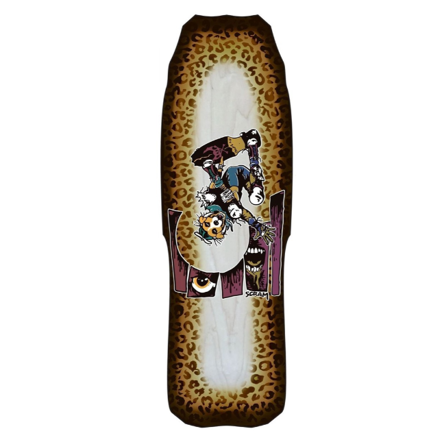 Scram Tex V Shaped Skateboard Deck 10.5"