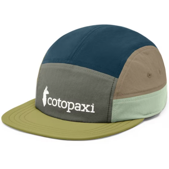 Cotopaxi Tech 5-Panel Hat - Kelp/Poolside