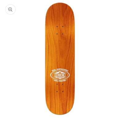 Real Team DBX Oval Blue Foil Skateboard Deck 8.5"