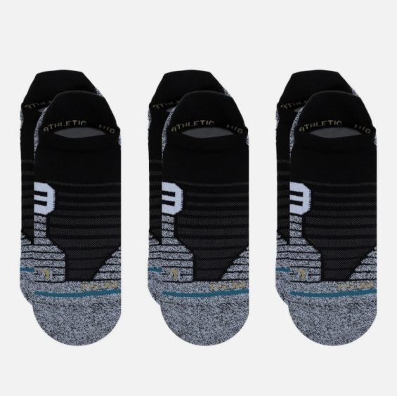 Stance Performance Mid Cushion Running Tab Socks 3 Pack