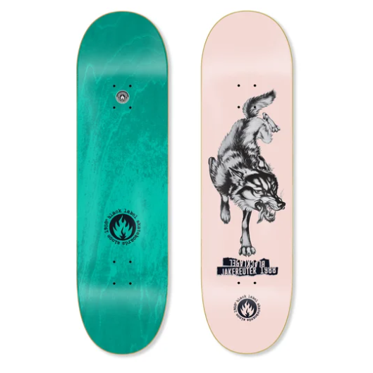 Black Label Jake Reuter Lone Wolf Skateboard Deck 8.75"