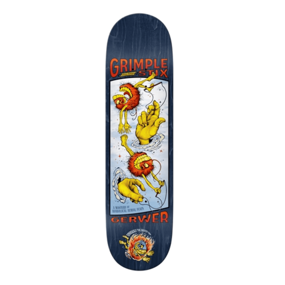 Anti Hero Grimple Stix Gerwer Obvious Greats Skateboard Deck 8.25"