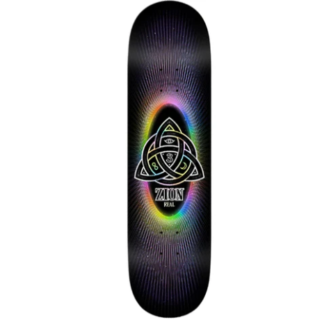 Real Zion Power of 3 Skateboard Deck 8.5"