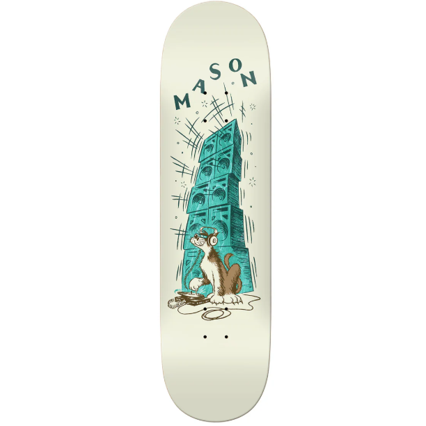 Real Mason Silva Record Scratch Skateboard Deck 8.28"