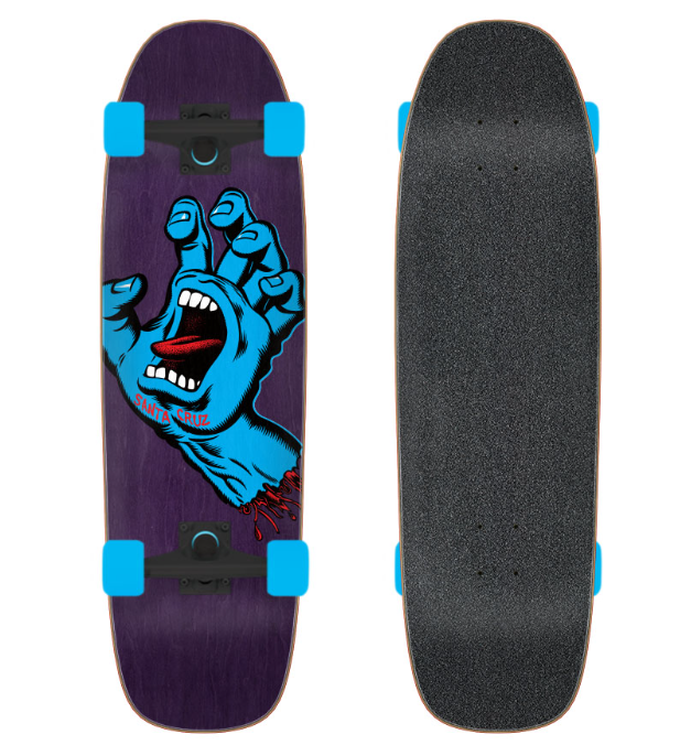 Santa Cruz Screaming Hand Street Cruzer Skateboard 8.4
