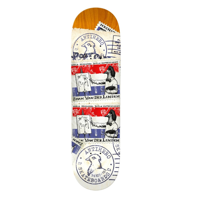 Anti Hero Daab Postal Skateboard Deck 8.5"