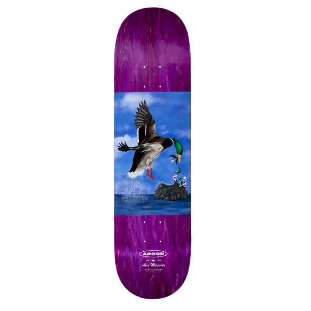 Arbor Skateboards Alec Majerus Origins Skateboard Deck 8.38"