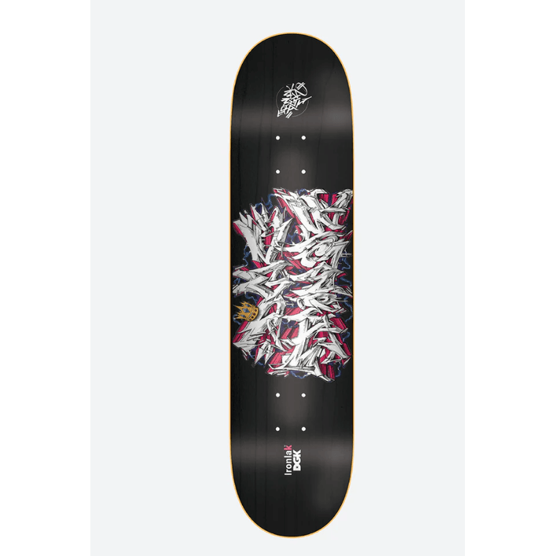 DGK X Ironlak Volts Skateboard Deck 8.25