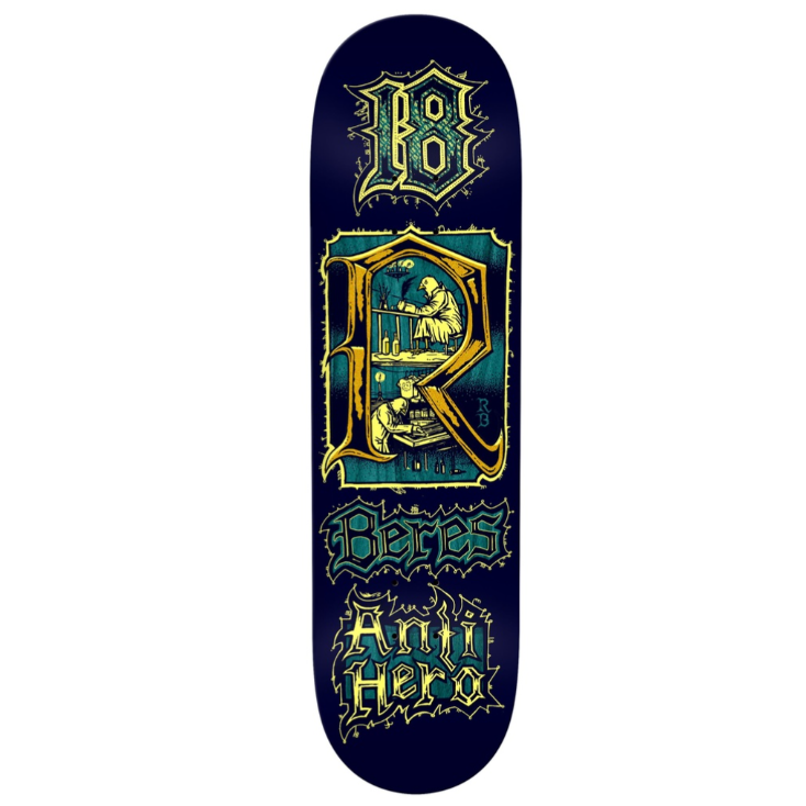 Anti Hero Raney Medieval Skateboard Deck 8.5"