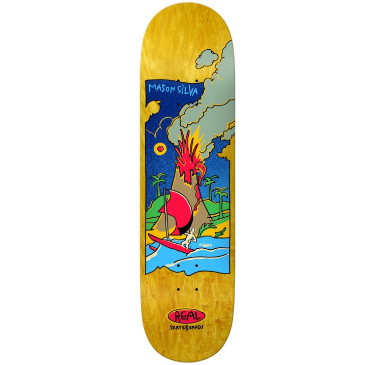Real Mason Volcano Skateboard Deck 8.38"