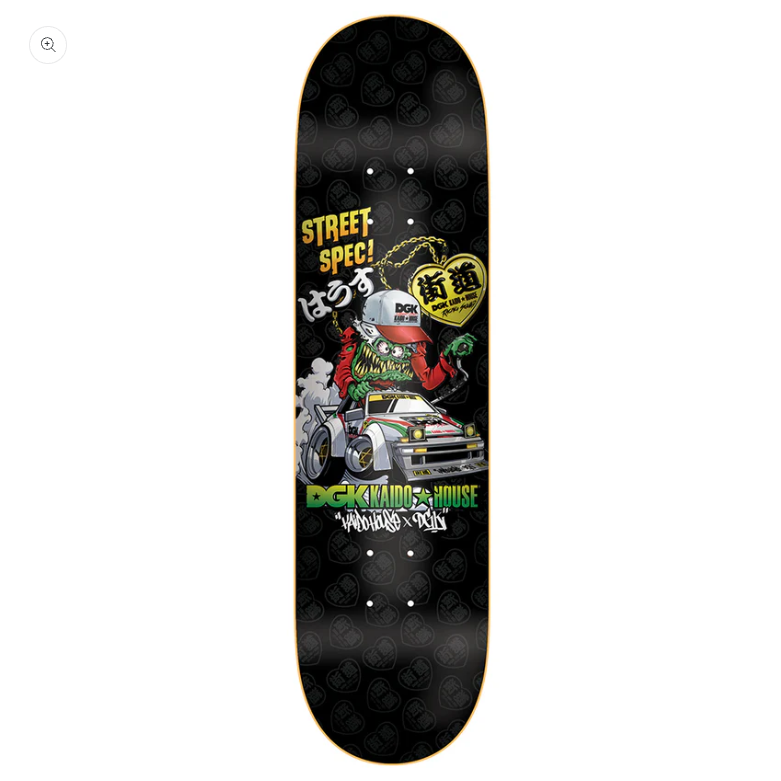 DGK X Kaido House Wide Open Embossed Deck 8.06