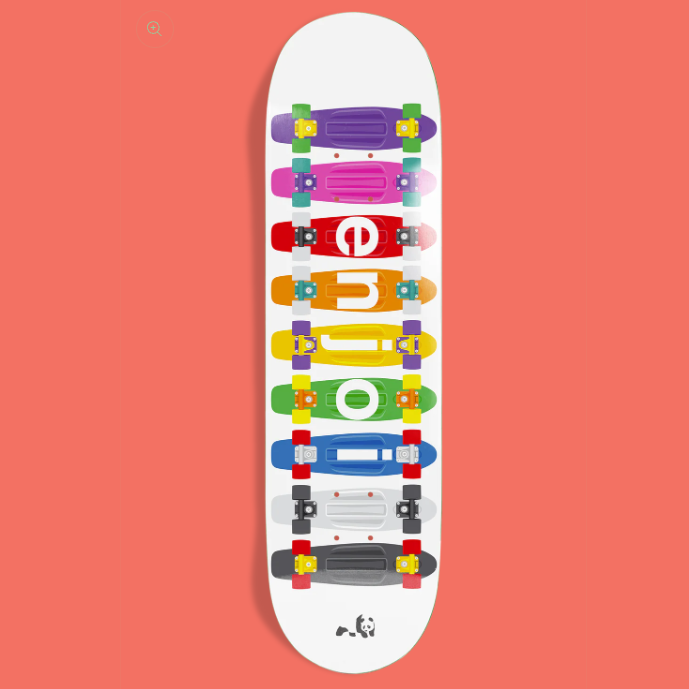 Enjoy Big Box Plastic Spectrum Skateboards R7 Skateboard Deck 8.25"