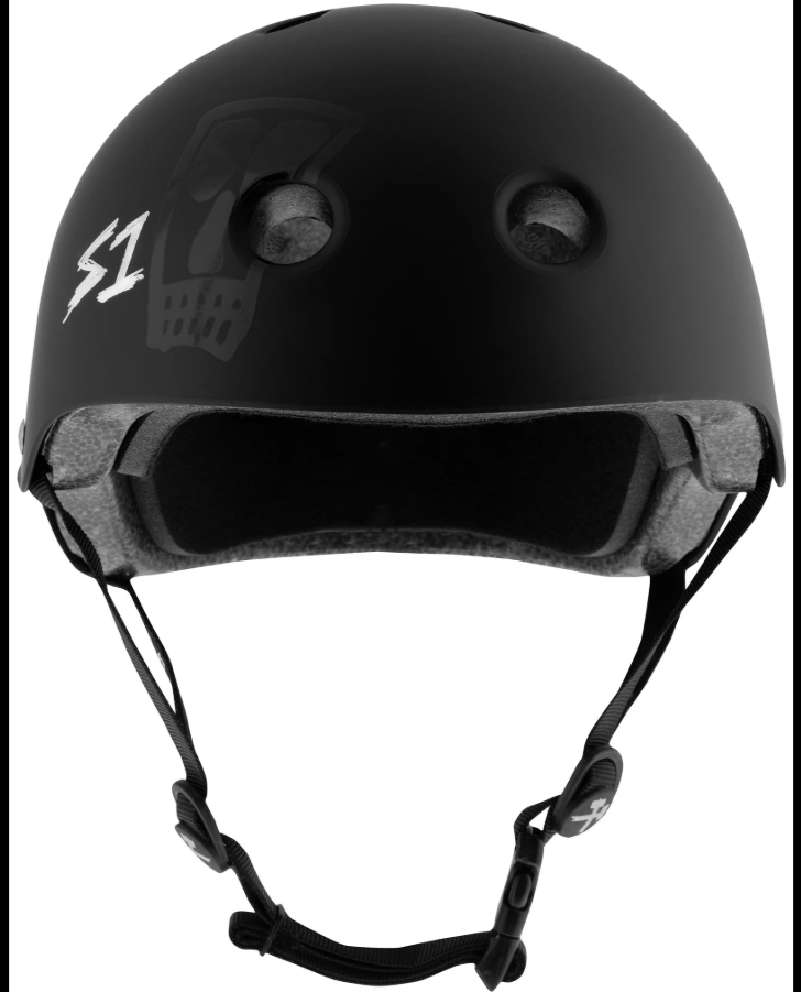 S-One S1 Lifer Helmet Skateboard Helmet Black Matte Lance Mountain