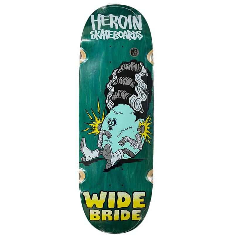 Heroin Wide Bride Deck Skateboard Deck 10.4"