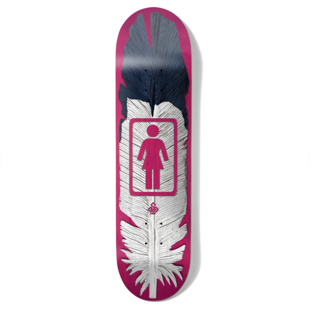 Girl Kennedy Saiz Feather Skateboard Deck 8.5"