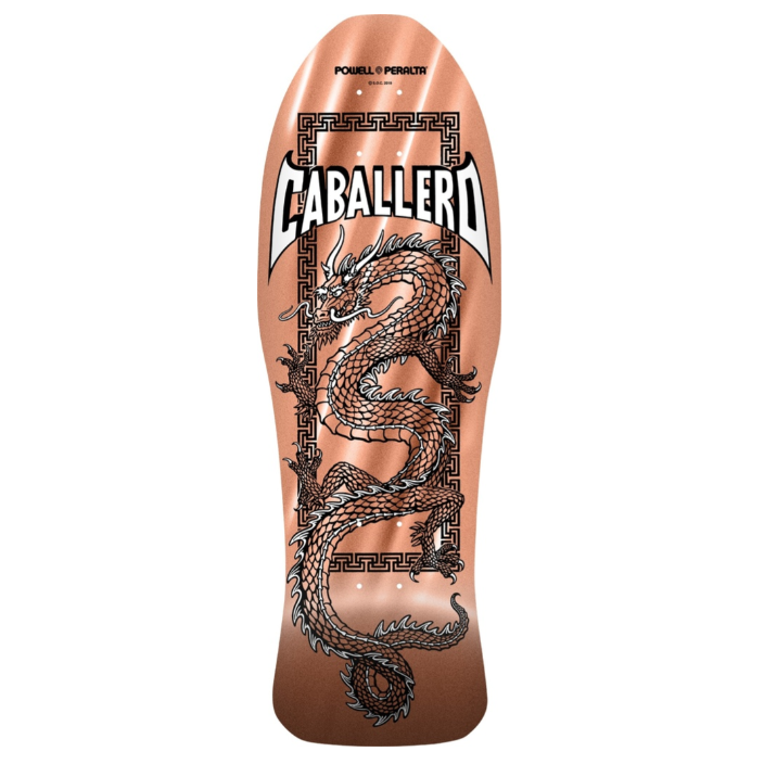 Powell Peralta Steve Caballero Chinese Dragon Reissue Copper Foil Skateboard Deck - 10.0"