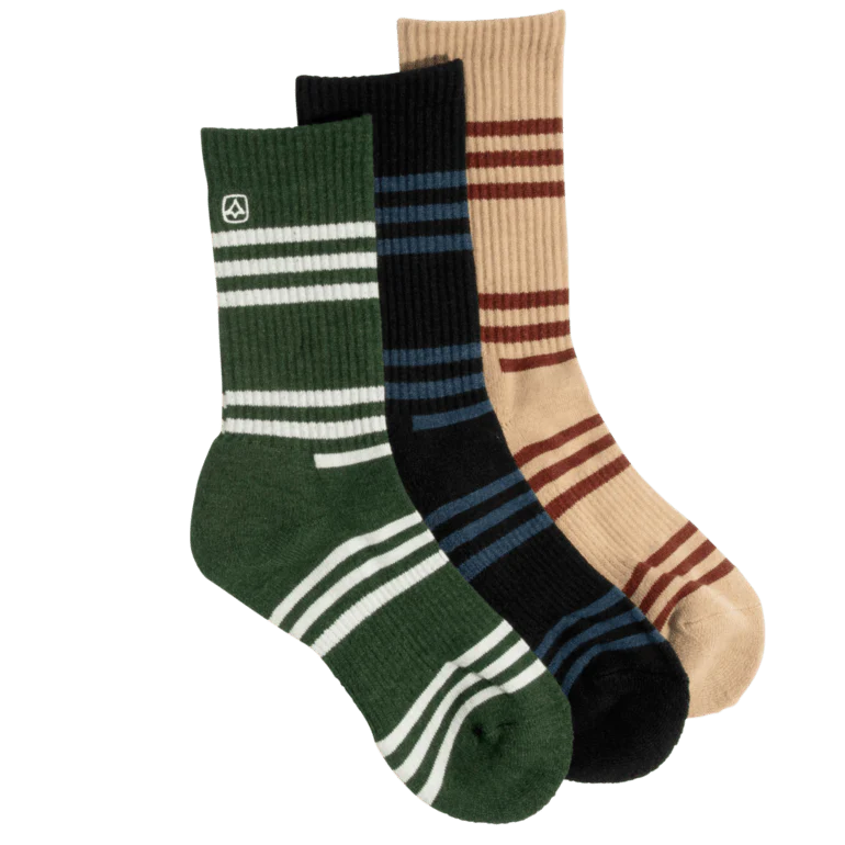 Coal Everyday Crew Socks 3 Pack