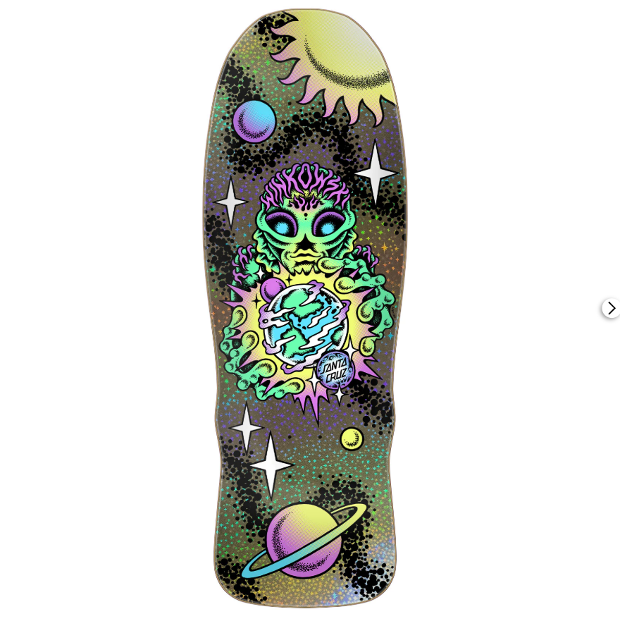 Santa Cruz Winkowski Cosmic Pro Shaped Skateboard Deck 10.35"