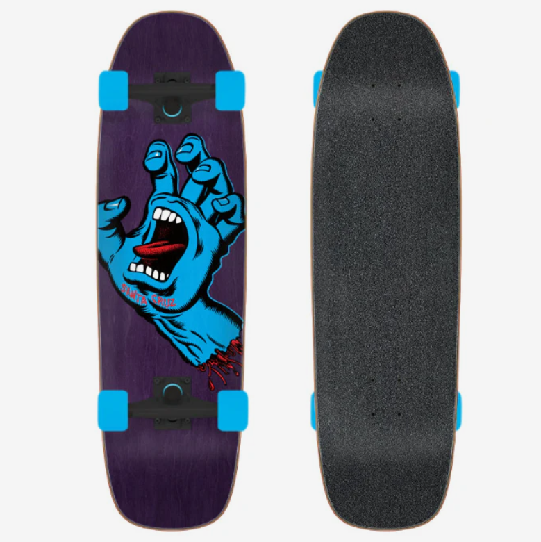 Santa Cruz Screaming Hand Street Cruzer Skateboard 8.4