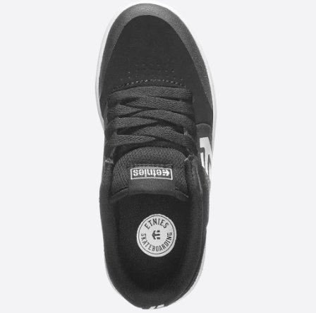 Etnies Marana Kids Skate Shoes Black Gum White