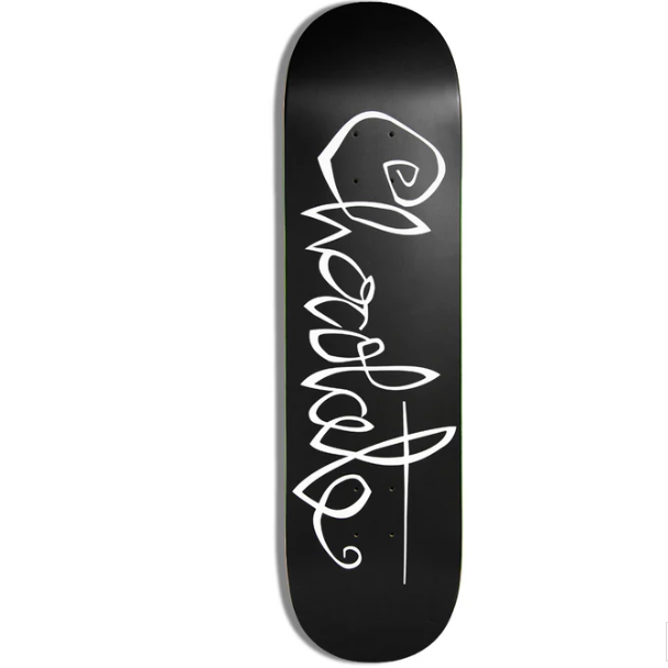Chocolate Roberts OG Script Twin Tail Skateboard Deck 8.25"