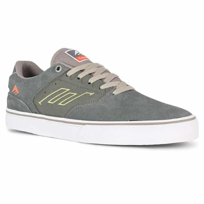 Emerica Low Vulc Skate Shoes - Grey Tan