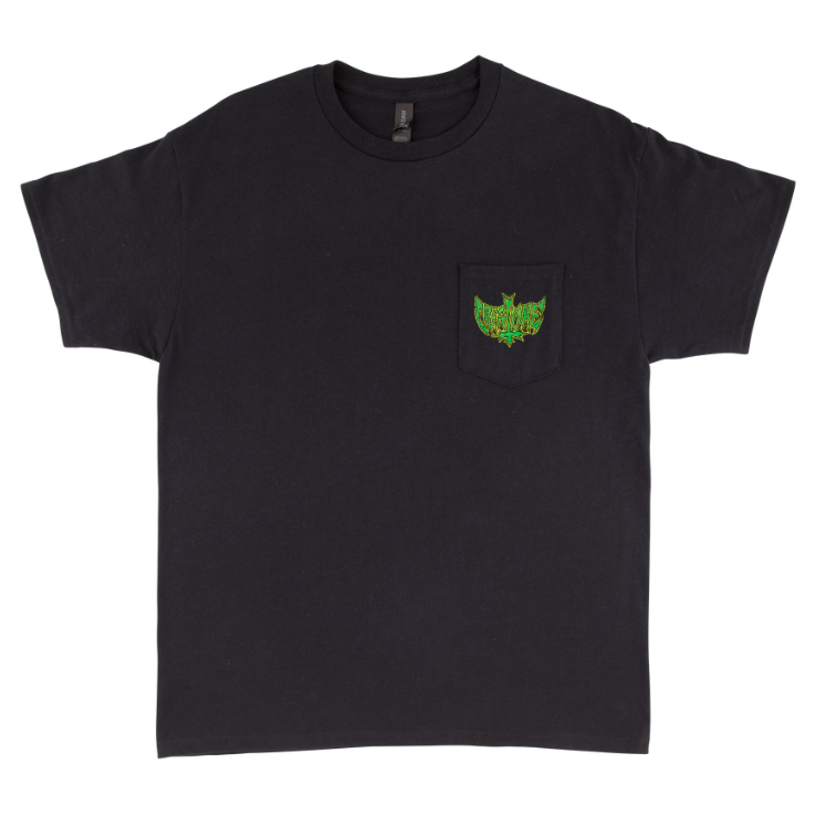 Creature Gravette Hippie Skull 20th Pocket Heavyweight Short Sleeve T-Shirt