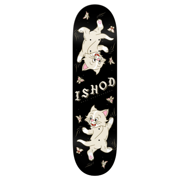 Real Ishod Kitten Scratch Twin Tail Skateboard Deck 8.5"
