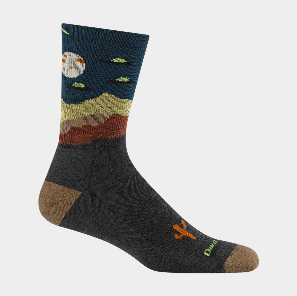 Darn Tough Men's Spaced Out Micro Crew Lightweight Hiking Socks