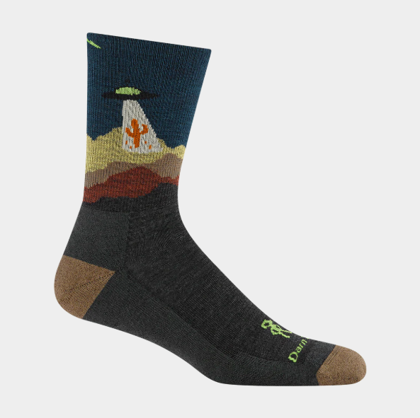 Darn Tough Men's Spaced Out Micro Crew Lightweight Hiking Socks