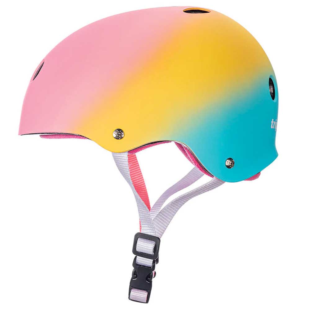 Triple 8 Certified Sweatsaver Skateboard Helmet - Shaved Ice