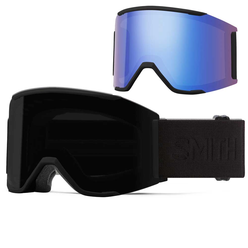 Smith Squad Mag Goggles Blackout + ChromaPop Sun Black Lens