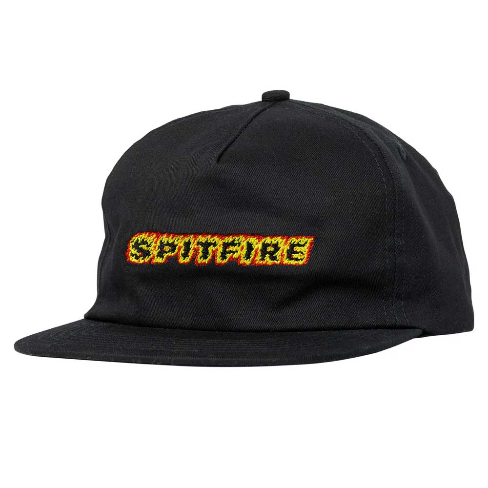 Spitfire Flames Script Snapback Hat