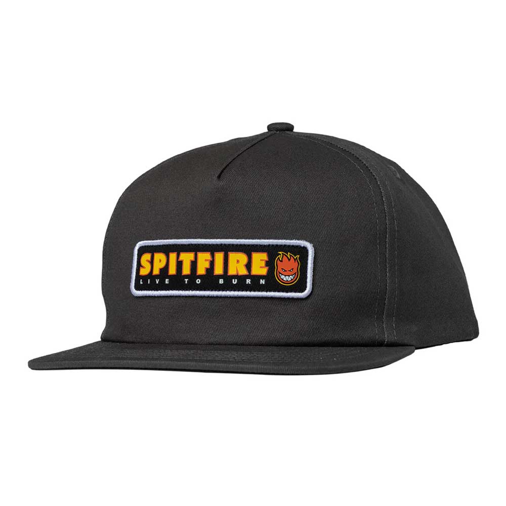Spitfire Live To Burn Patch Snapback Hat