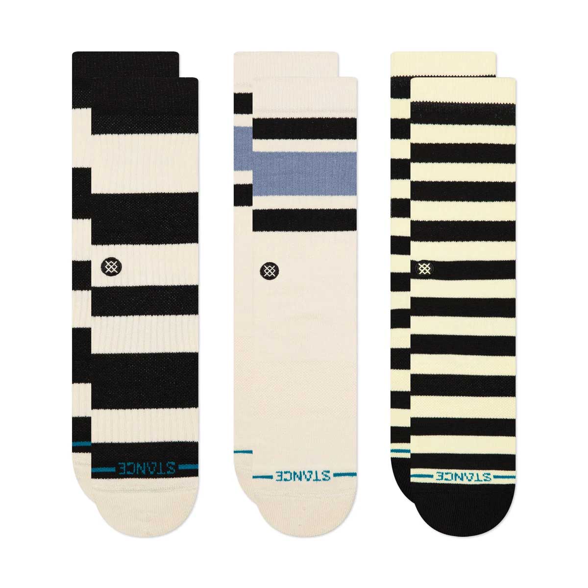 Stance Fred Mid Cushion 3 Pack Crew Socks