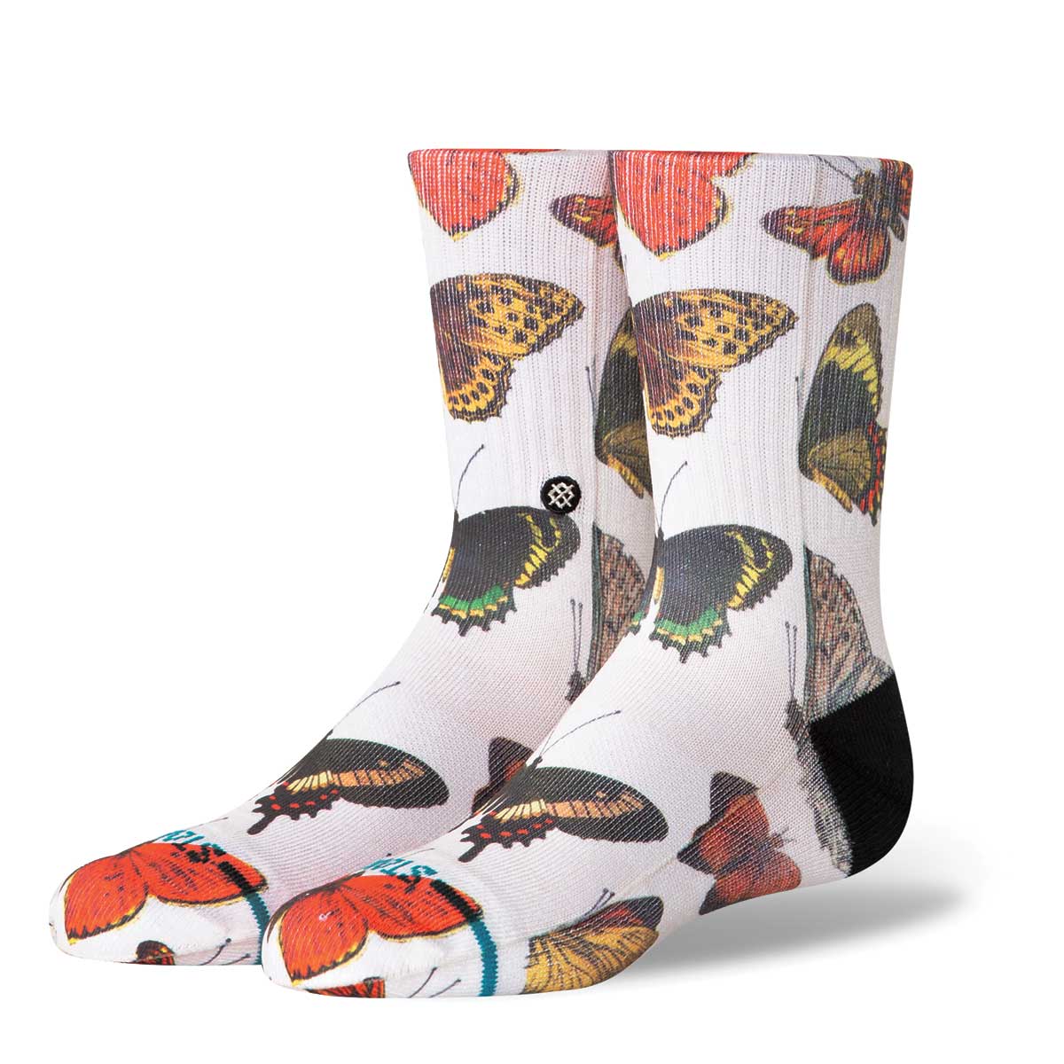 Stance Kids' Flutterby Mid Cushion Crew Socks