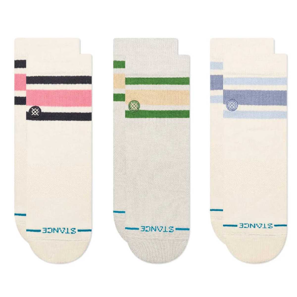 Stance Women's Boyd Quarter Crew 3 Pack Socks