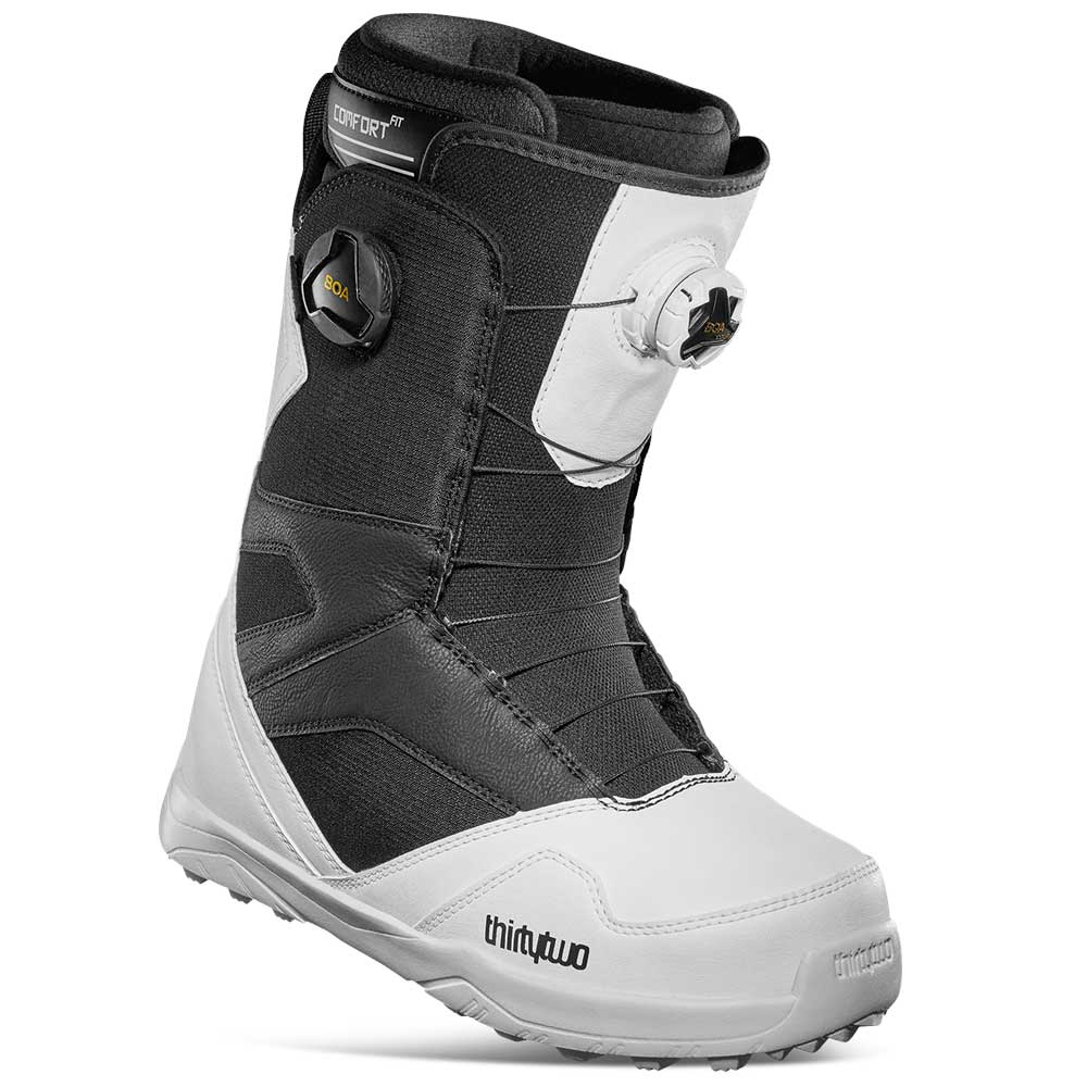 ThirtyTwo Men's STW Double Boa Snowboard Boots - 2024 White/Black
