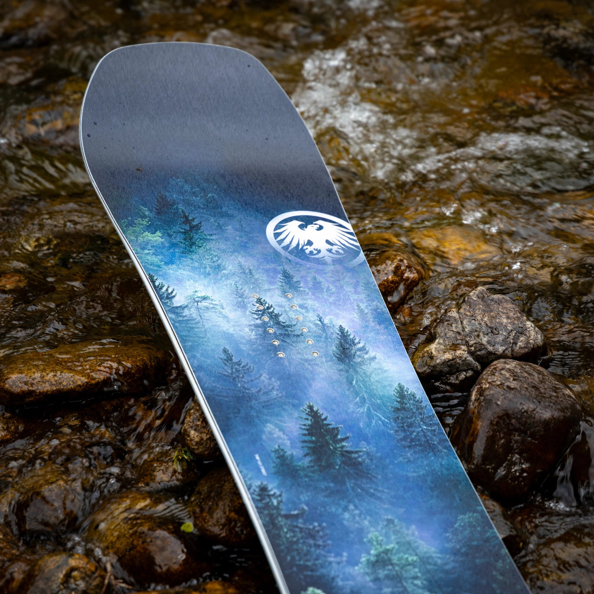 Never Summer Men's Trooper Snowboard 2027 - nose detail