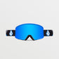 Volcom Garden Snowboard Goggles - Blue / Dark Grey / Blue Chrome + Bonus Yellow Lens