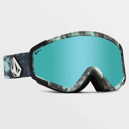 Volcom Attunga Snowboard Goggles - Spritz Black/Ice Chrome + Bonus Dark Grey Lens