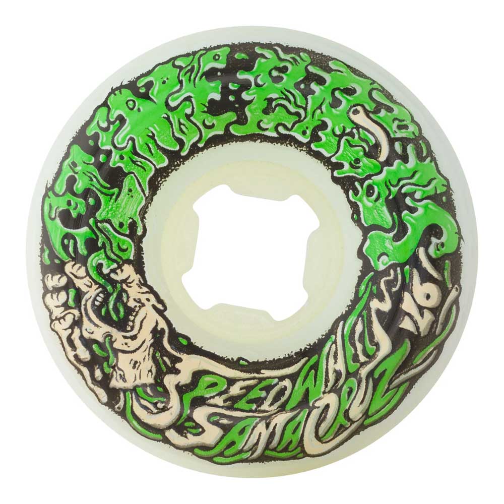 Slime Balls Wheels 97a Mini Vomit Mini White Green Skateboard Wheels